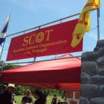 SCOT Info Booth and Flags