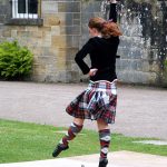 Scottish Sword Dancing Woman
